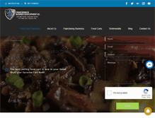 Tablet Screenshot of foodcartfranchise.net